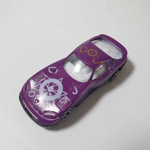Greenbrier International Plastic Die Cast Car Purple Dodge Viper NO BOX Vintage - Picture 2 of 8
